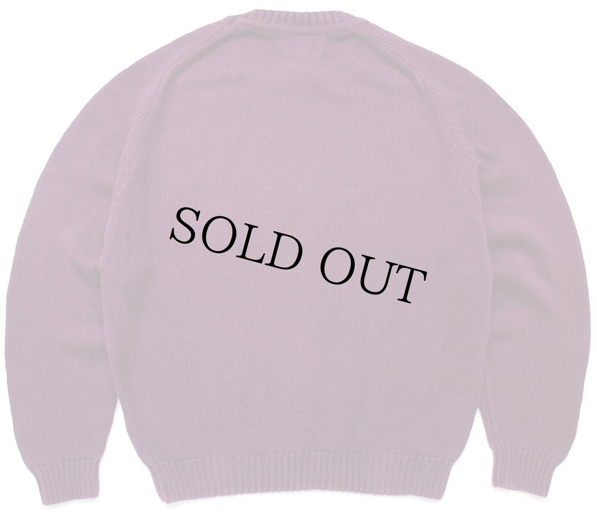 画像2: 90s USA製 LANDS'ENDランズエンド 無地 サドルショルダー コットンニット セーター パープル W-M (2)