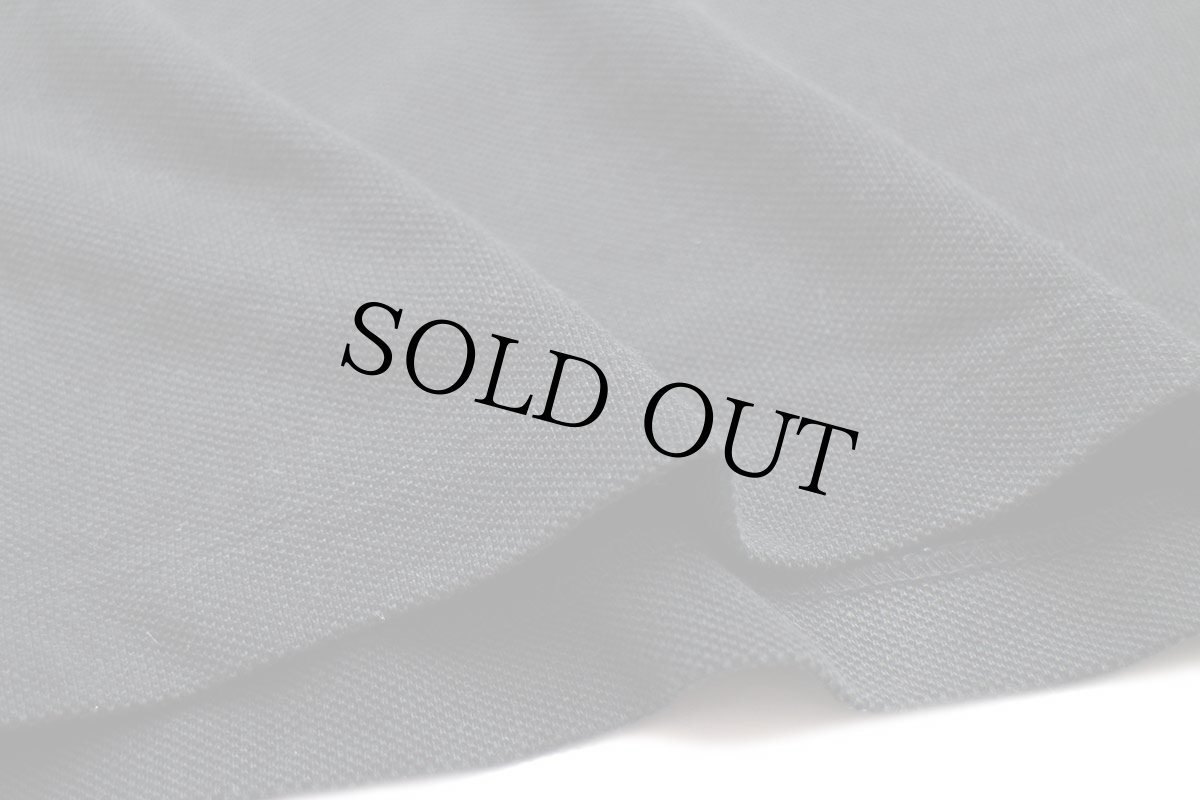 画像5: 00s LACOSTEラコステ ワンポイント コットン 鹿の子 長袖ポロシャツ 黒 8★107 特大 (5)