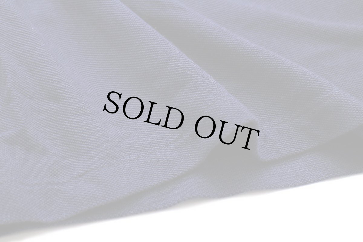 画像5: 80s LACOSTEラコステ ワンポイント コットン 鹿の子 長袖ポロシャツ 紺 6★102 (5)