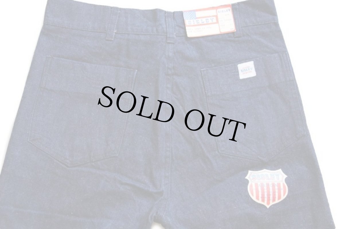画像5: デッドストック★70s USA製 SISLEY フレア インディゴ デニム セーラーパンツ W31 (5)