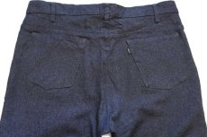 画像5: 90s USA製 Levi'sリーバイス 517 ポリエステルパンツ チャコールグレー w38 L30★107 スタプレ (5)