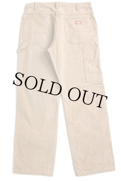 00s メキシコ製 Dickiesディッキーズ ダック地 ペインターパンツ 茶