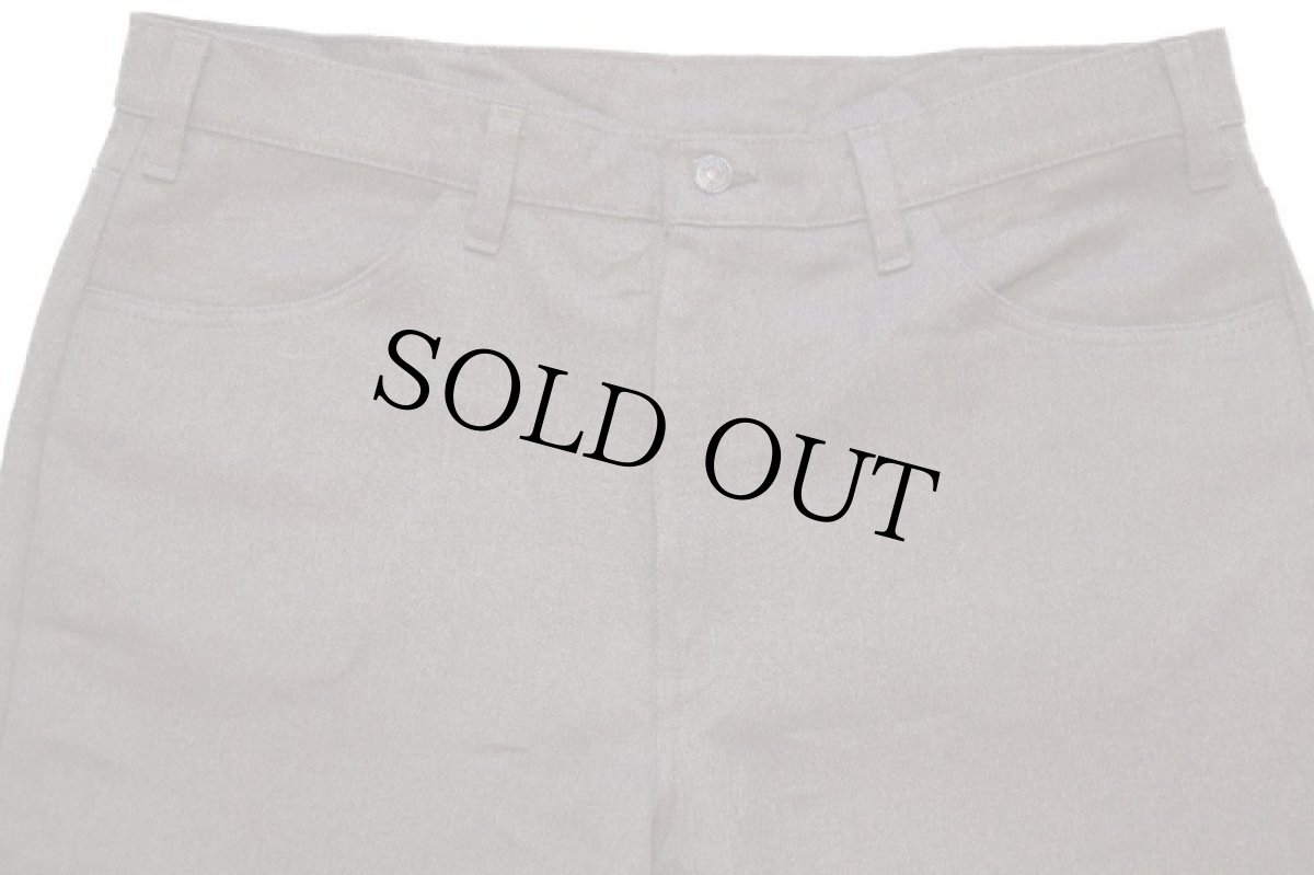 画像4: 80s USA製 Levi'sリーバイス 517 ポリエステルパンツ 杢ブラウン w38★104 スタプレ (4)