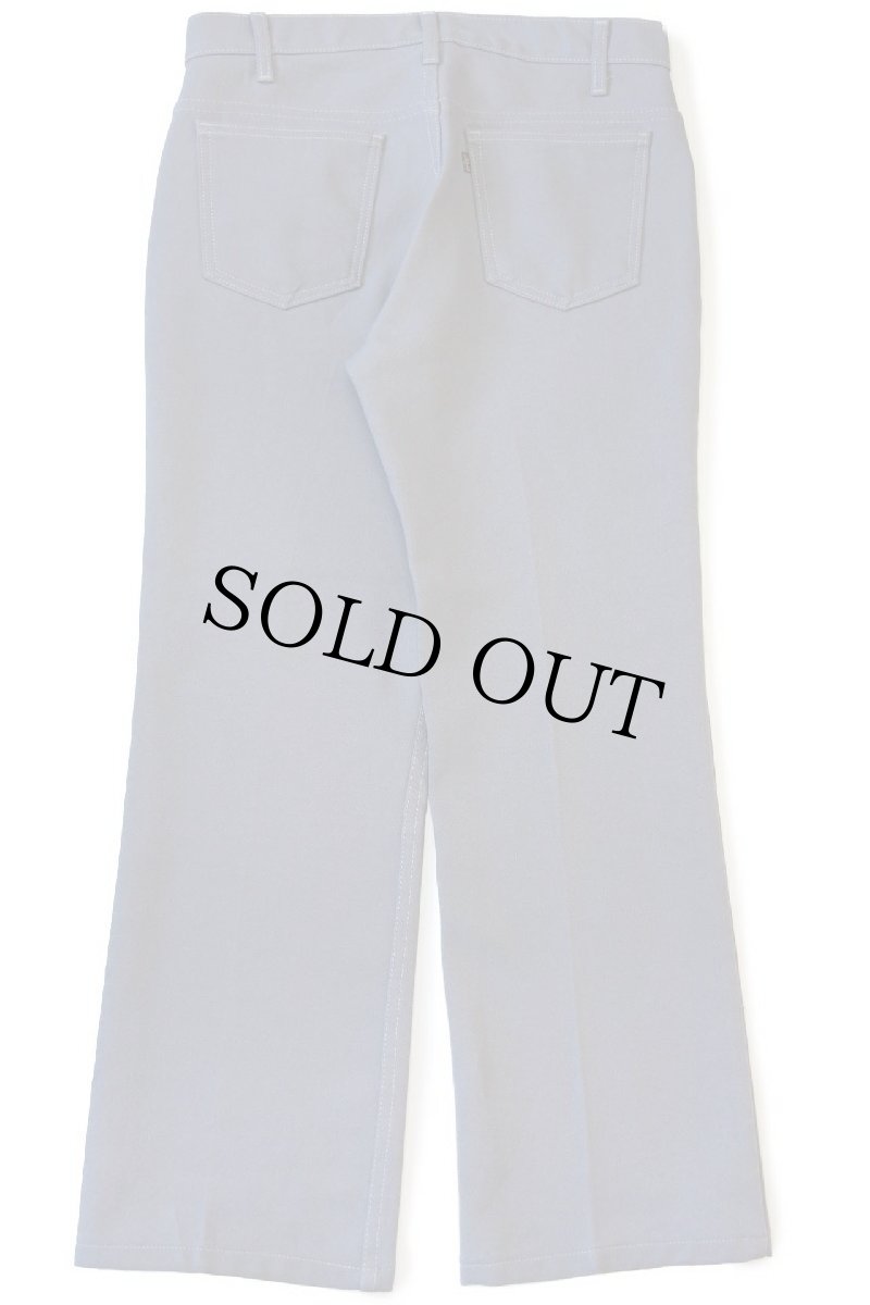 画像3: 90s USA製 Levi'sリーバイス 517 ポリエステルパンツ グレー w32★121 スタプレ (3)