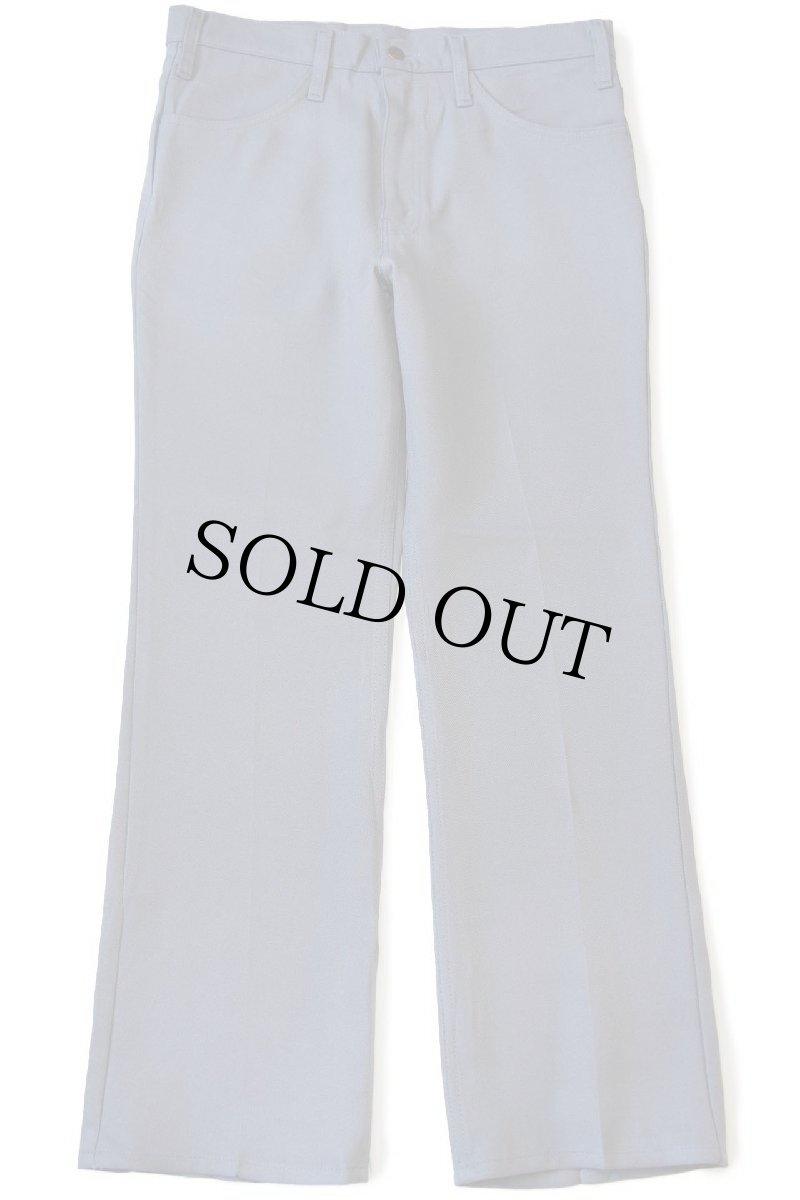 画像2: 90s USA製 Levi'sリーバイス 517 ポリエステルパンツ グレー w34 L30★123 スタプレ (2)