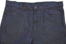 画像4: 90s USA製 Levi'sリーバイス 517 ポリエステルパンツ チャコールグレー w38 L30★107 スタプレ (4)