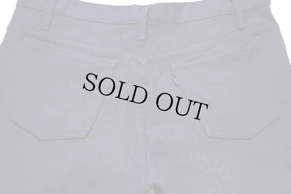 画像5: 90s USA製 Levi'sリーバイス 517 ポリエステルパンツ ダークグレー W36 L32★125 スタプレ (5)