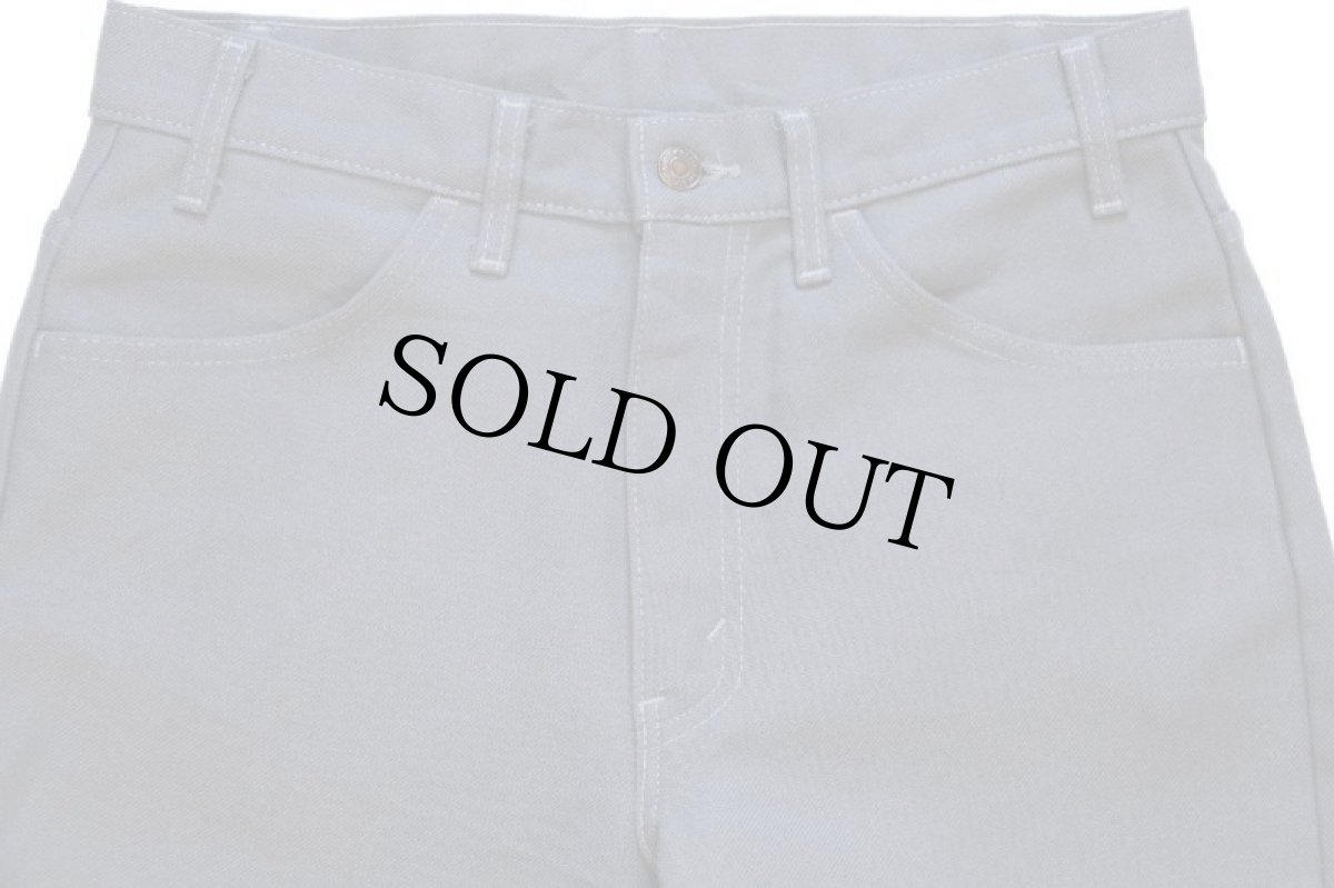 画像4: 90s USA製 Levi'sリーバイス 517 ポリエステルパンツ グレー w32★121 スタプレ (4)