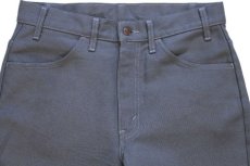 画像4: 90s USA製 Levi'sリーバイス 517 ポリエステルパンツ グレー w32★121 スタプレ (4)