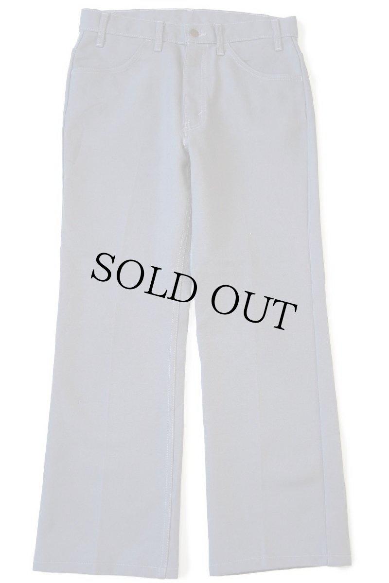 画像2: 90s USA製 Levi'sリーバイス 517 ポリエステルパンツ グレー w32★121 スタプレ (2)