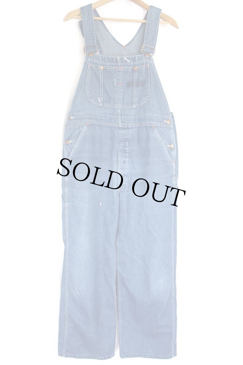 画像2: 90s BIGMACビッグマック デニム オーバーオール w38 (2)