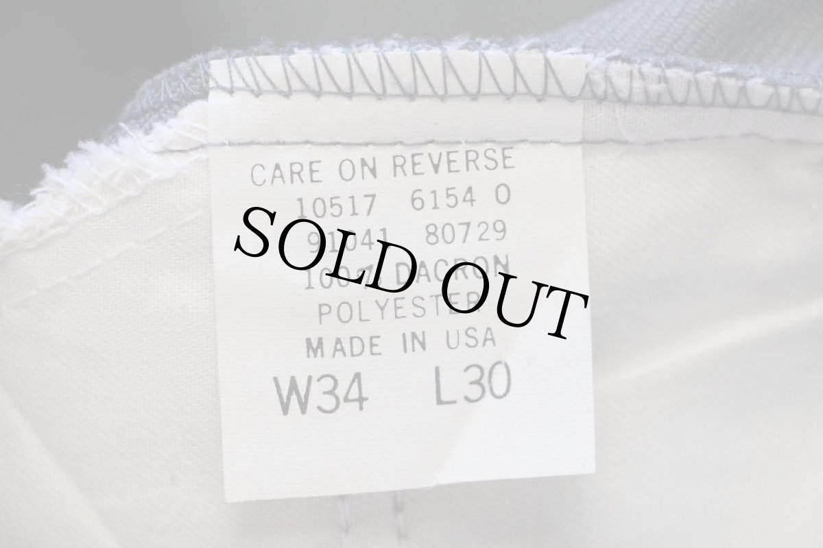 画像6: 90s USA製 Levi'sリーバイス 517 ポリエステルパンツ グレー w34 L30★123 スタプレ (6)