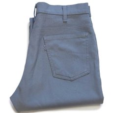 画像1: 80s USA製 Levi'sリーバイス 517 ポリエステルパンツ ライトグレー w33★122 スタプレ (1)