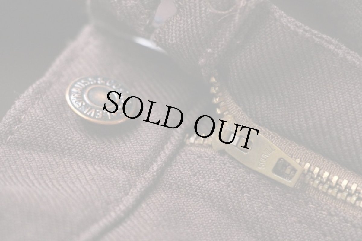 画像7: 80s USA製 Levi'sリーバイス 517 ポリエステルパンツ 焦げ茶 w38 L30★100 スタプレ (7)