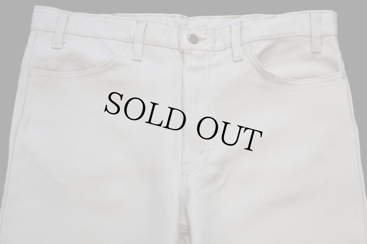 画像4: 90s USA製 Levi'sリーバイス 517 ポリエステルパンツ ベージュ w36 L31★134 スタプレ (4)