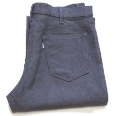 画像1: 80s USA製 Levi'sリーバイス 517 ポリエステルパンツ 杢グレー w36 L30★113 スタプレ (1)