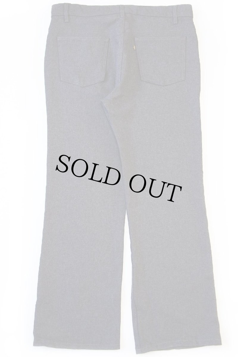 画像3: 90s USA製 Levi'sリーバイス 517 ポリエステルパンツ チャコールグレー w38 L30★112 スタプレ (3)