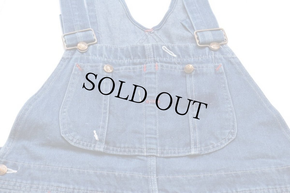 画像4: 90s BIGMACビッグマック デニム オーバーオール w38 (4)