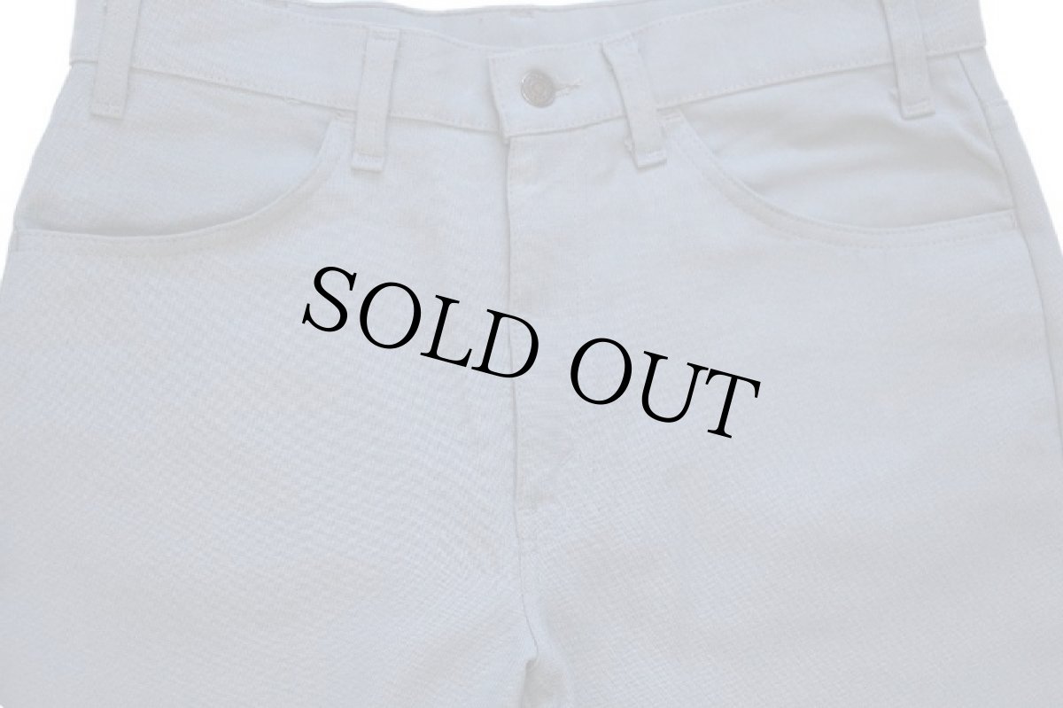 画像4: 80s USA製 Levi'sリーバイス 517 ポリエステルパンツ ライトグレー w33★122 スタプレ (4)