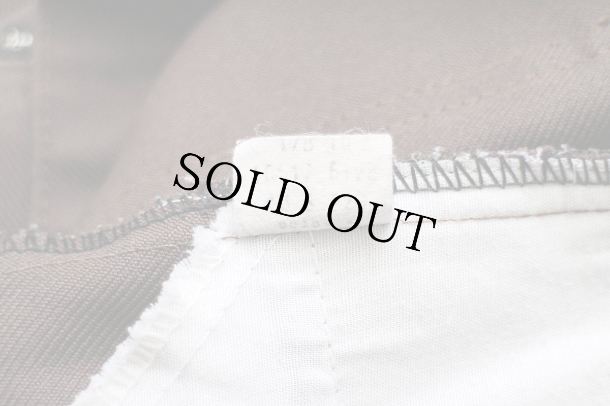 画像7: 80s USA製 Levi'sリーバイス 517 ポリエステルパンツ 焦げ茶 w34 L32★141 スタプレ (7)