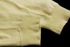 画像7: 90s ポロ ラルフローレン ワンポイント ショルダー＆エルボーパッチ付き コットン ラガーシャツ 薄黄 XL (7)