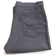 画像1: 90s USA製 Levi'sリーバイス 517 ポリエステルパンツ 杢グレー w38 L32★114 スタプレ (1)