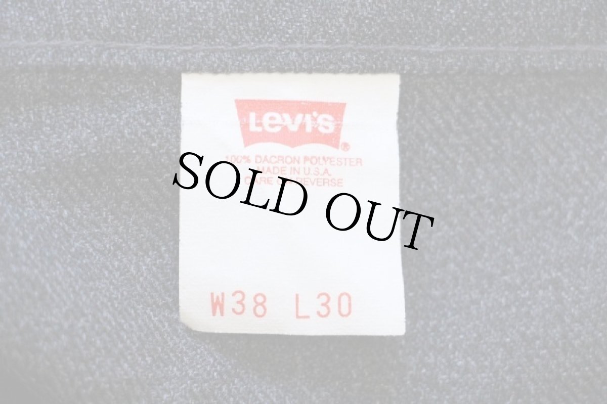 画像6: 90s USA製 Levi'sリーバイス 517 ポリエステルパンツ チャコールグレー w38 L30★107 スタプレ (6)