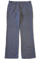 画像2: 90s USA製 Levi'sリーバイス 517 ポリエステルパンツ 杢グレー w38 L32★114 スタプレ (2)