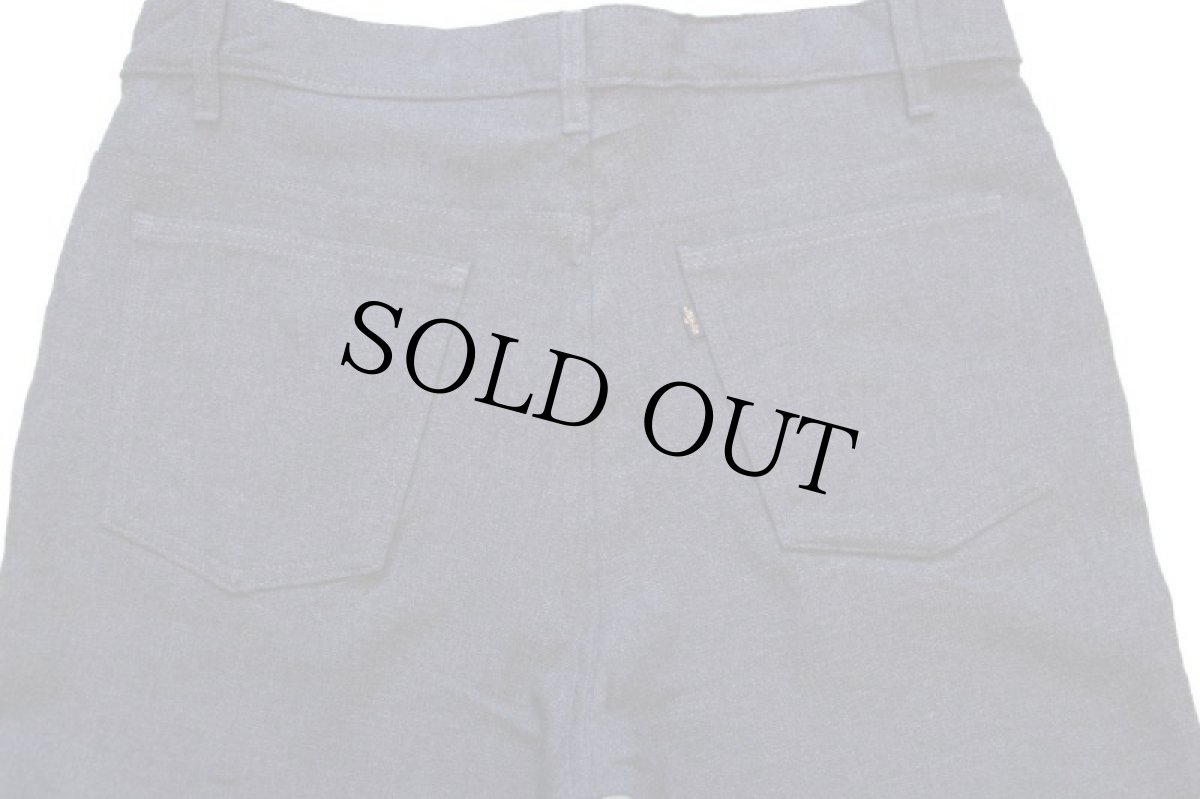 画像5: 90s USA製 Levi'sリーバイス 517 ポリエステルパンツ チャコールグレー w38 L30★112 スタプレ (5)