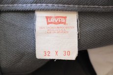 画像6: 90s USA製 Levi'sリーバイス 517 ポリエステルパンツ グレー w32★121 スタプレ (6)