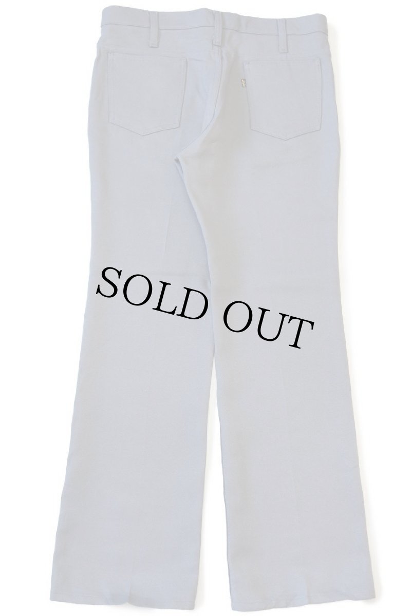 画像3: 90s USA製 Levi'sリーバイス 517 ポリエステルパンツ グレー w34 L30★123 スタプレ (3)