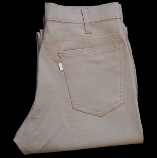 80s USA製 Levi'sリーバイス 517 ポリエステルパンツ グレー w36