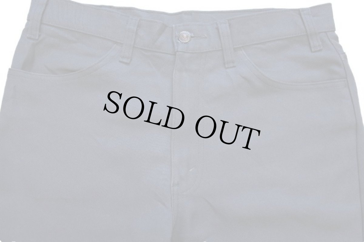 画像4: 80s USA製 Levi'sリーバイス 517 ポリエステルパンツ ダークグレー w34 L32★124 (4)