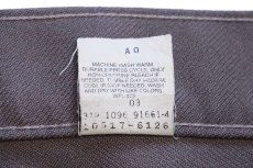 画像7: 90s USA製 Levi'sリーバイス 517 ポリエステルパンツ グレーブラウン w36★129 スタプレ (7)