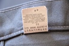 画像7: 90s USA製 Levi'sリーバイス 517 ポリエステルパンツ グレー w32★121 スタプレ (7)