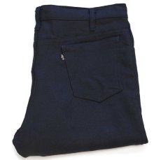 画像1: 80s USA製 Levi'sリーバイス 517 ポリエステルパンツ 黒 w34 L30★111 スタプレ (1)