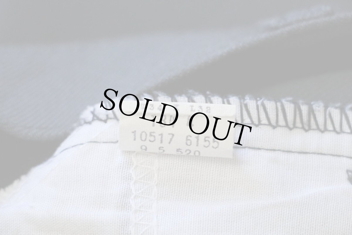 画像6: 80s USA製 Levi'sリーバイス 517 ポリエステルパンツ ダークグレー w34 L32★124 (6)