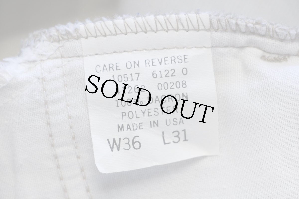 画像6: 90s USA製 Levi'sリーバイス 517 ポリエステルパンツ ベージュ w36 L31★134 スタプレ (6)