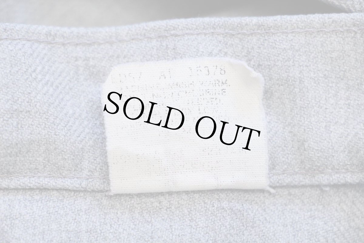 画像7: 90s USA製 Levi'sリーバイス ポリエステルパンツ 杢ライトグレー w33 L32★128 スタプレ (7)