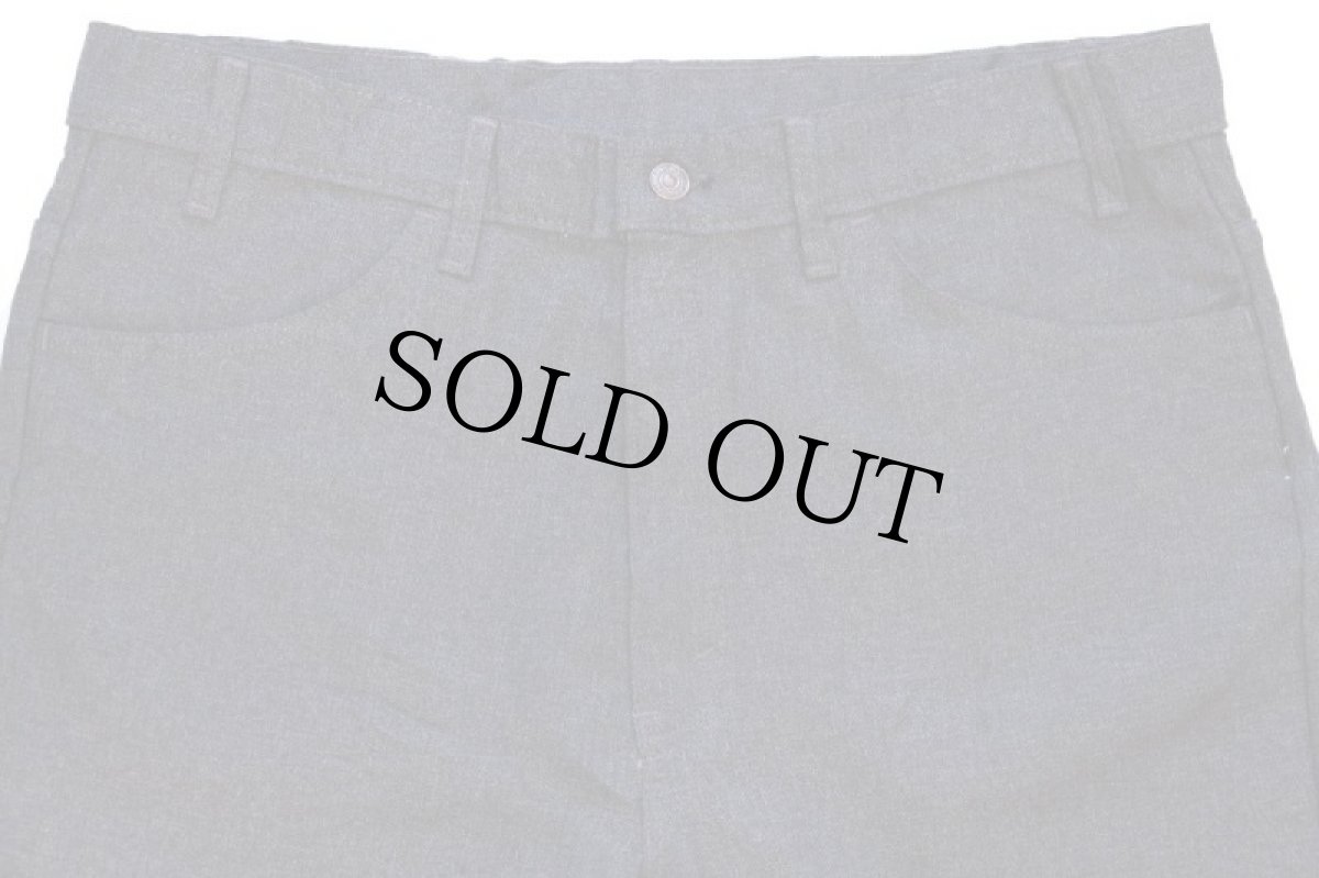 画像4: 90s USA製 Levi'sリーバイス 517 ポリエステルパンツ チャコールグレー w38 L30★112 スタプレ (4)