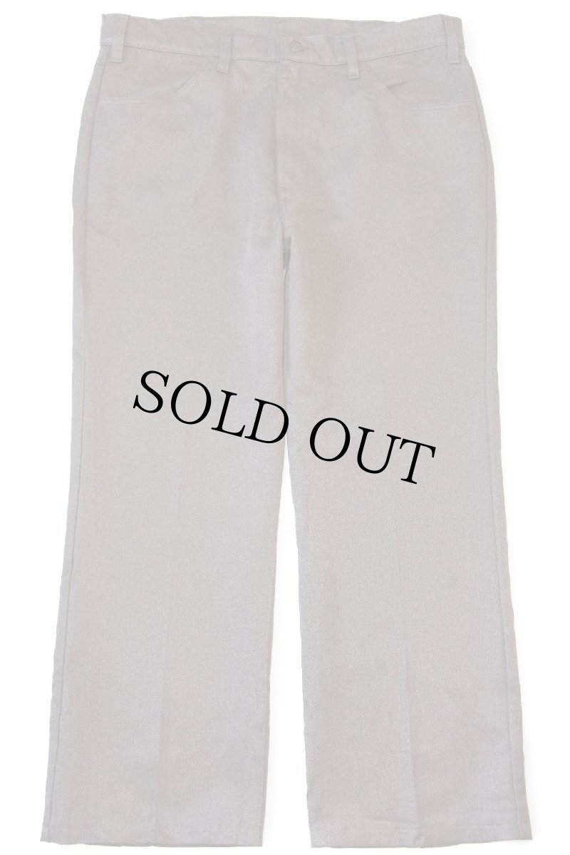 画像2: 80s USA製 Levi'sリーバイス 517 ポリエステルパンツ 杢ブラウン w38★104 スタプレ (2)