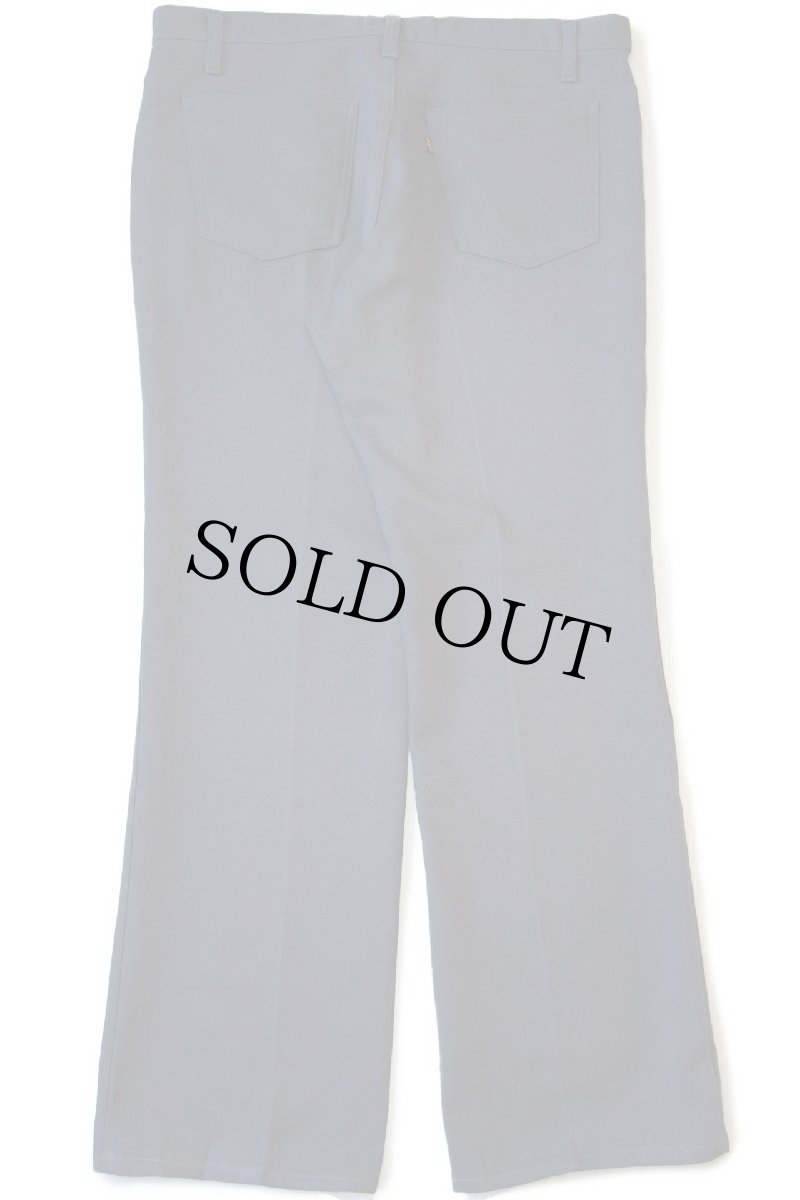 画像3: 90s USA製 Levi'sリーバイス 517 ポリエステルパンツ ダークグレー W36 L32★125 スタプレ (3)