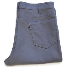 画像1: 80s USA製 Levi'sリーバイス 517 ポリエステルパンツ グレー w36★116 スタプレ (1)