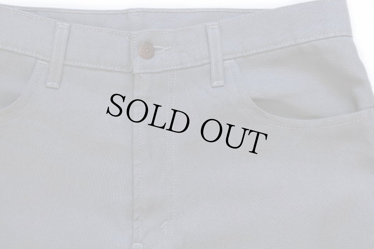 画像4: 00s メキシコ製 Levi'sリーバイス 517 ポリエステルパンツ グレー w34 L29★120 スタプレ (4)