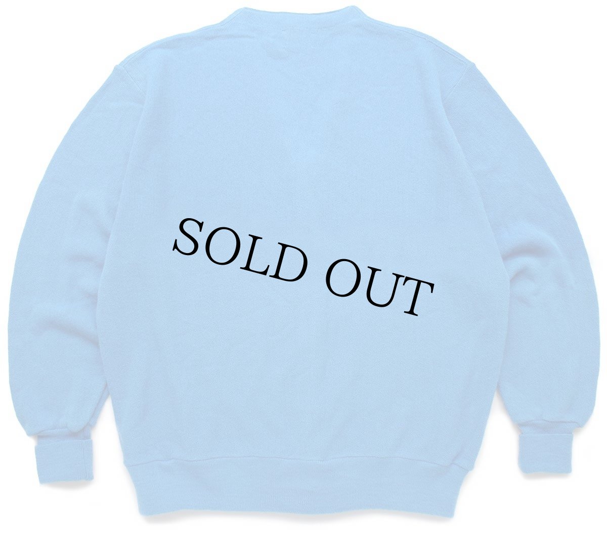 画像2: 80s USA製 JCPenney THE FOX 無地 パール編み アクリルニット カーディガン 青 L (2)