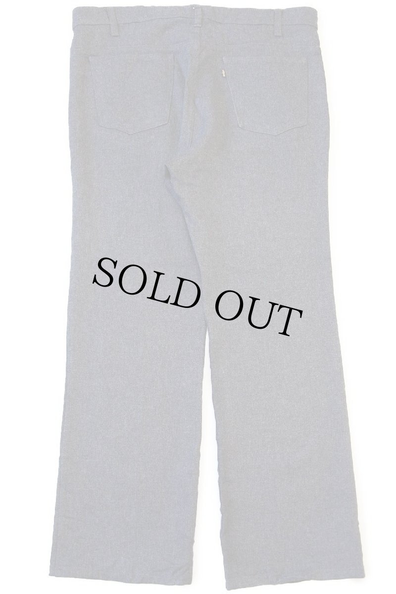 画像3: 90s USA製 Levi'sリーバイス 517 ポリエステルパンツ チャコールグレー w38 L30★107 スタプレ (3)