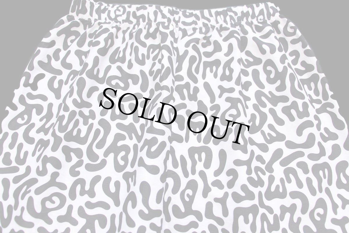 画像4: 未使用★NM バクテリアカモ アメーバカモ ポリエステル×コットン イージーパンツ 大★K (4)