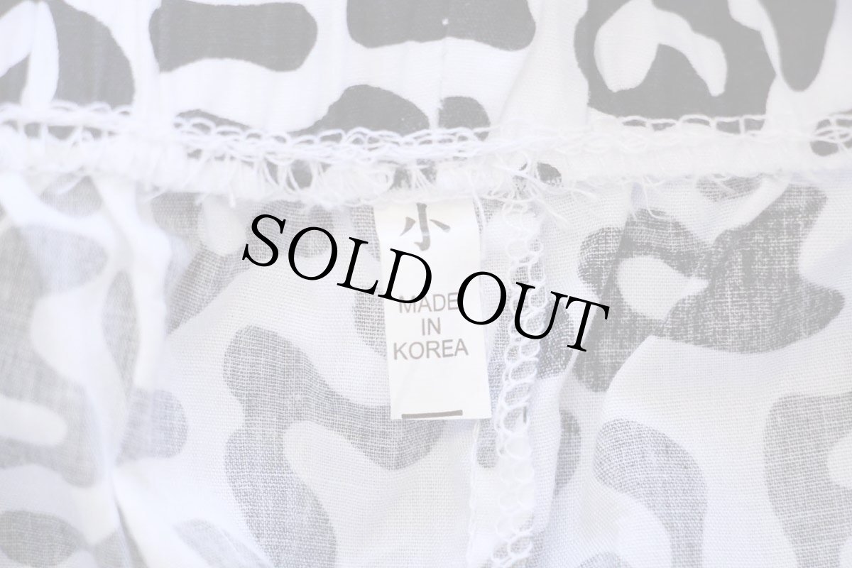 画像6: 未使用★バクテリアカモ アメーバカモ コットン イージーパンツ 小★O (6)