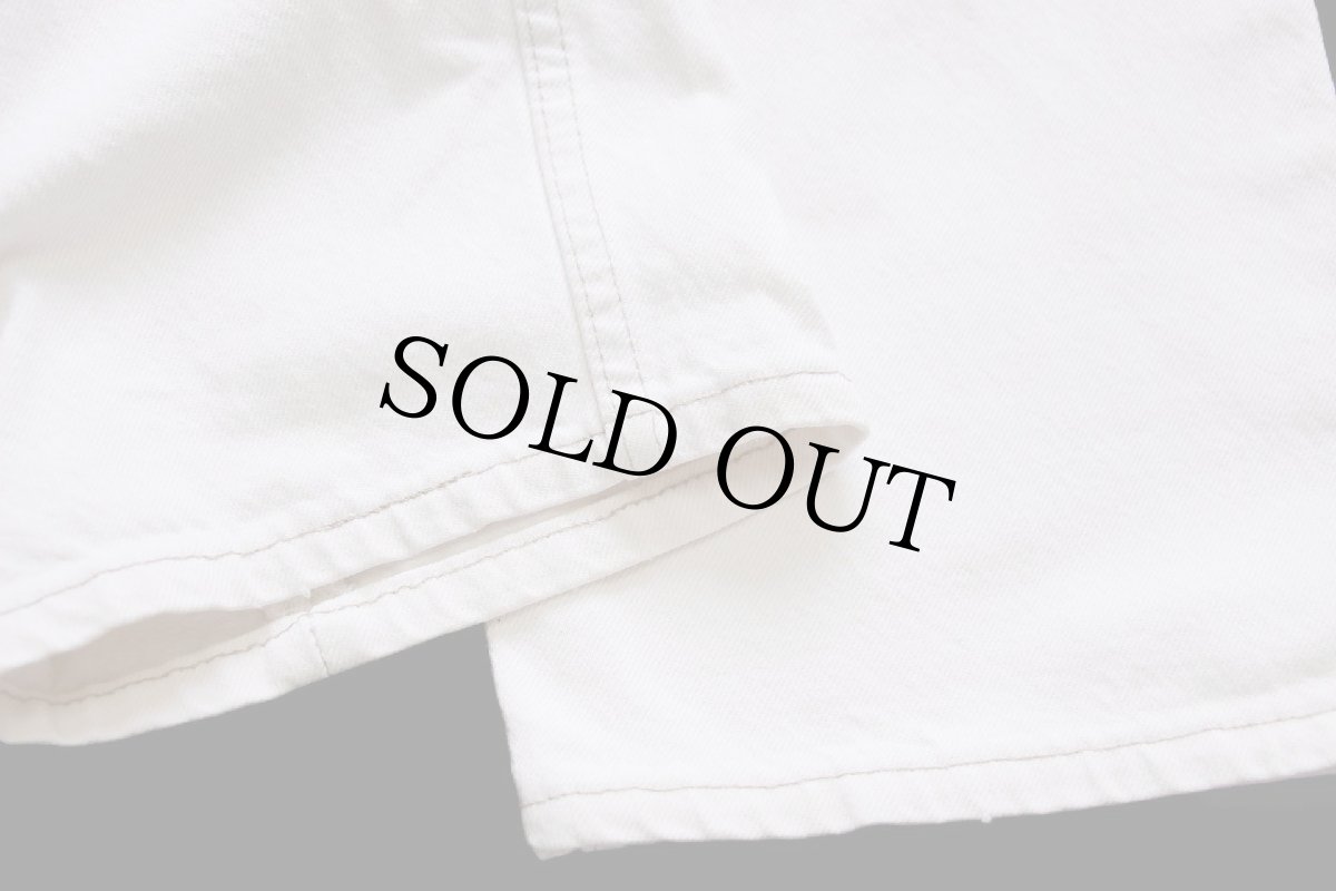 画像9: 90s USA製 Levi'sリーバイス 501 カラーデニムパンツ 生成り w34 L32 (9)