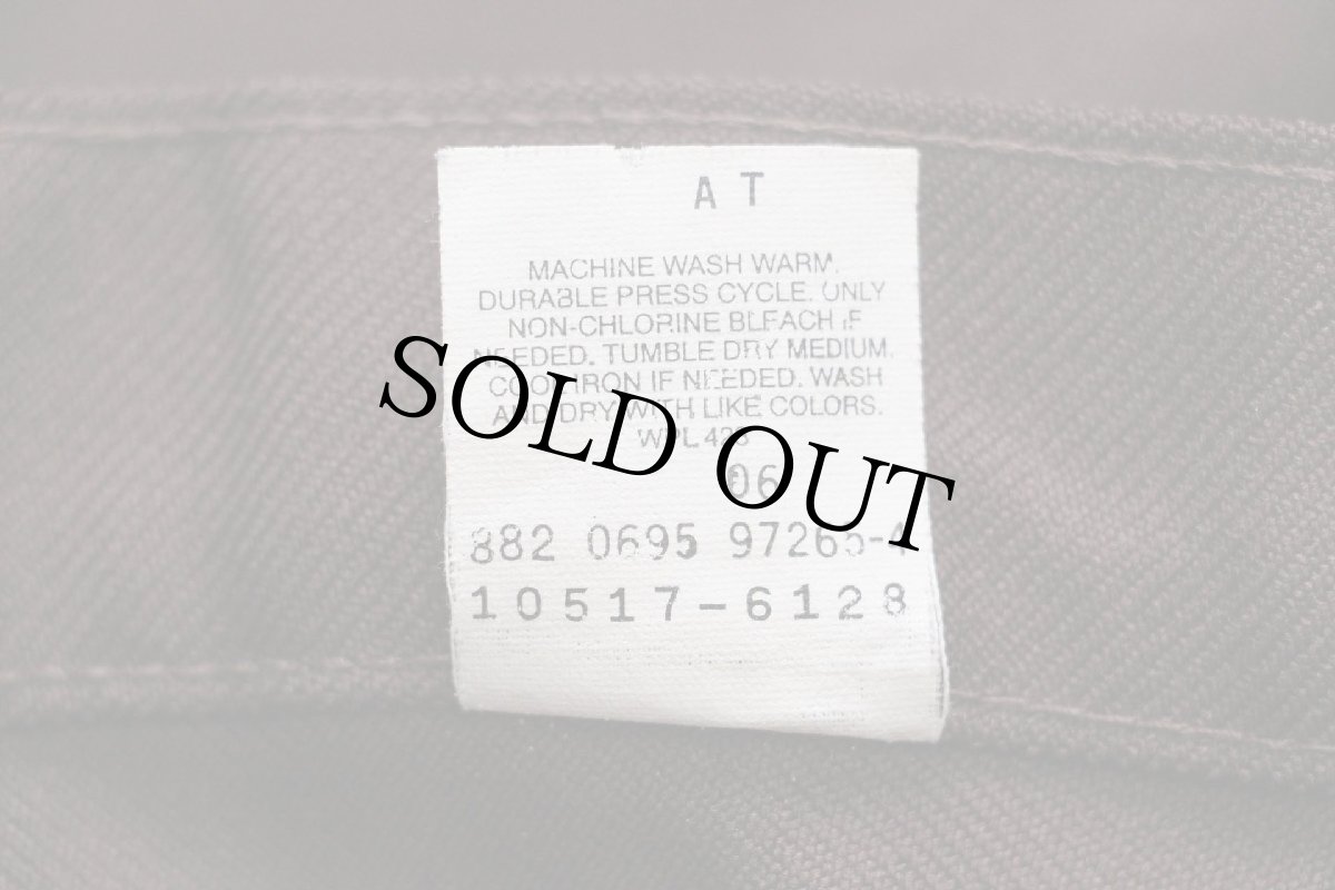 画像7: 90s USA製 Levi'sリーバイス 517 ポリエステルパンツ 焦げ茶 w38 L32★98 スタプレ (7)